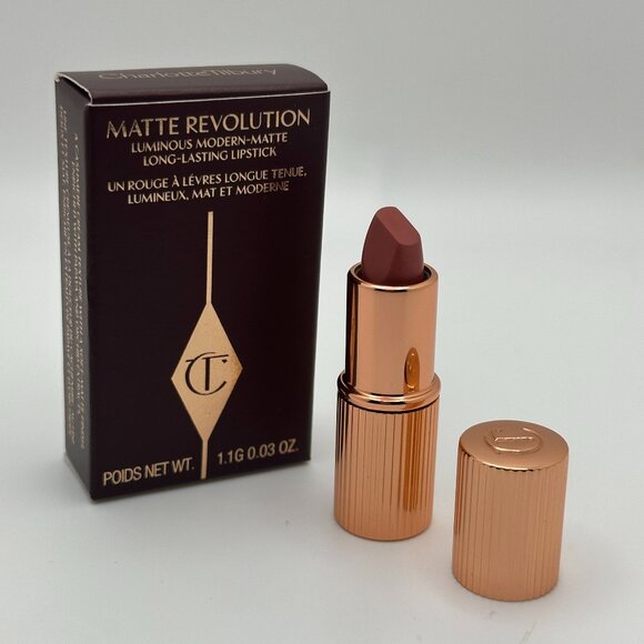 Charlotte Tilbury: Matte Revolution Hydrating Lipstick: Pillow Talk 0.03oz - Picture 1 of 3